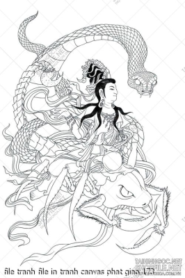 file tranh file in tranh canvas phat giao 173