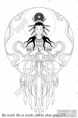 file tranh file in tranh canvas phat giao 174