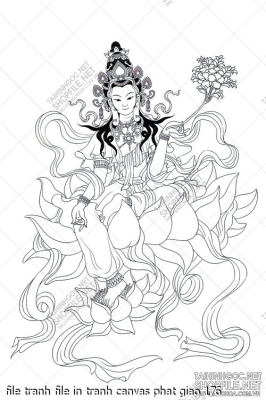 file tranh file in tranh canvas phat giao 176