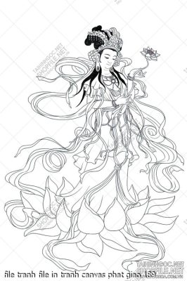 file tranh file in tranh canvas phat giao 189