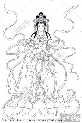 file tranh file in tranh canvas phat giao 191