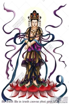 file tranh file in tranh canvas phat giao 192