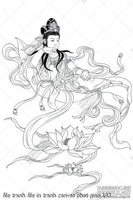file tranh file in tranh canvas phat giao 193