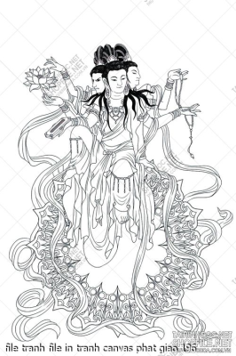 file tranh file in tranh canvas phat giao 196