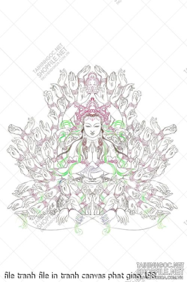 file tranh file in tranh canvas phat giao 198