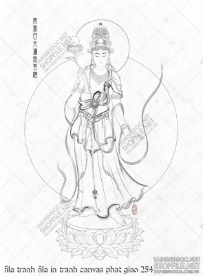 file tranh file in tranh canvas phat giao 254