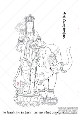 file tranh file in tranh canvas phat giao 256