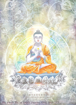 file tranh file in tranh canvas phat giao 268