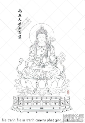 file tranh file in tranh canvas phat giao 278