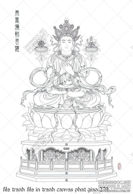 file tranh file in tranh canvas phat giao 279