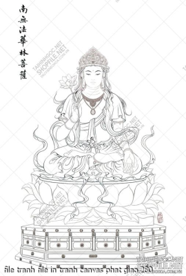 file tranh file in tranh canvas phat giao 280