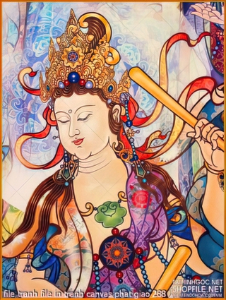 file tranh file in tranh canvas phat giao 288