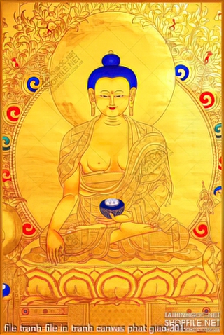 file tranh file in tranh canvas phat giao 301