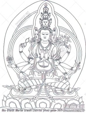 file tranh file in tranh canvas phat giao 303