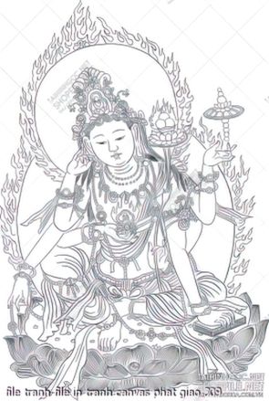 file tranh file in tranh canvas phat giao 309