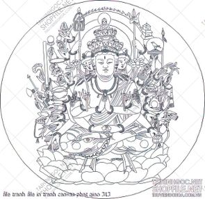 file tranh file in tranh canvas phat giao 313