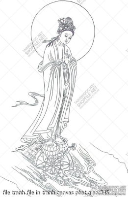 file tranh file in tranh canvas phat giao 345