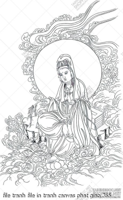 file tranh file in tranh canvas phat giao 365