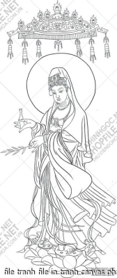 file tranh file in tranh canvas phat giao 388