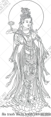 file tranh file in tranh canvas phat giao 389