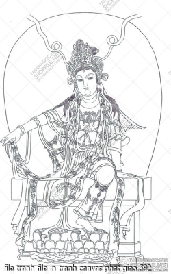 file tranh file in tranh canvas phat giao 392