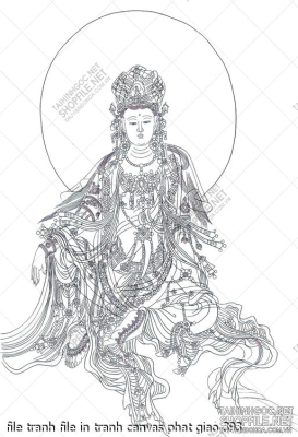 file tranh file in tranh canvas phat giao 393