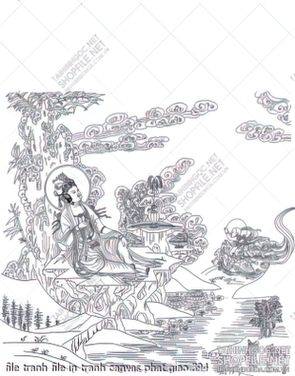 file tranh file in tranh canvas phat giao 394