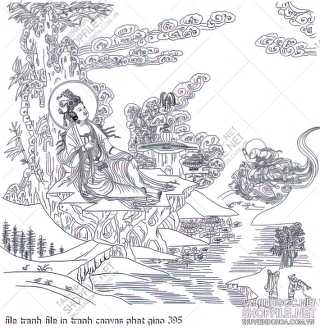 file tranh file in tranh canvas phat giao 395