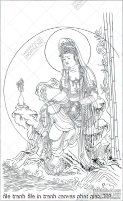 file tranh file in tranh canvas phat giao 399