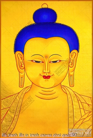 file tranh file in tranh canvas phat giao 402