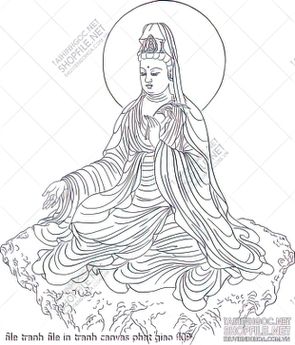 file tranh file in tranh canvas phat giao 409