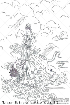 file tranh file in tranh canvas phat giao 412
