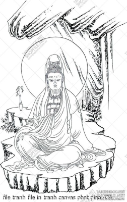 file tranh file in tranh canvas phat giao 434