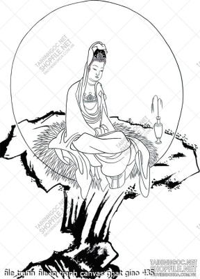 file tranh file in tranh canvas phat giao 435
