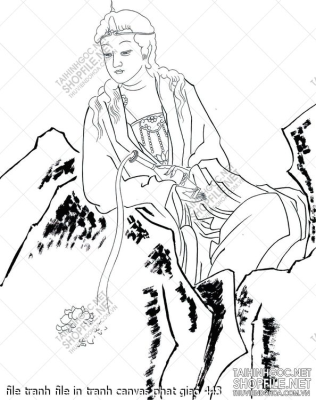 file tranh file in tranh canvas phat giao 443