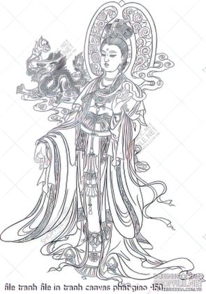 file tranh file in tranh canvas phat giao 450