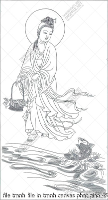 file tranh file in tranh canvas phat giao 458