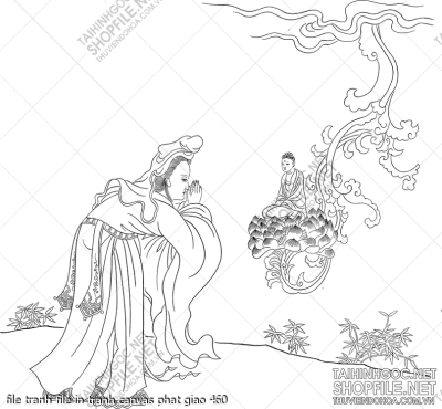 file tranh file in tranh canvas phat giao 460