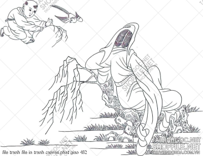 file tranh file in tranh canvas phat giao 482