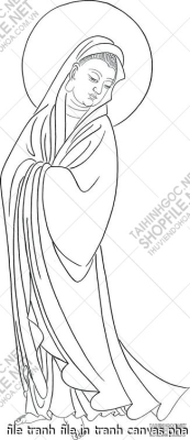 file tranh file in tranh canvas phat giao 504