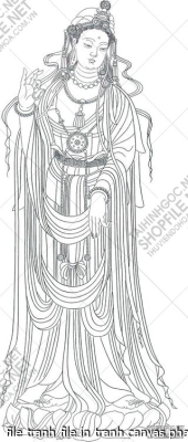 file tranh file in tranh canvas phat giao 505