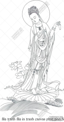 file tranh file in tranh canvas phat giao 507