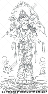 file tranh file in tranh canvas phat giao 512