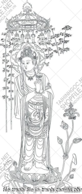 file tranh file in tranh canvas phat giao 513