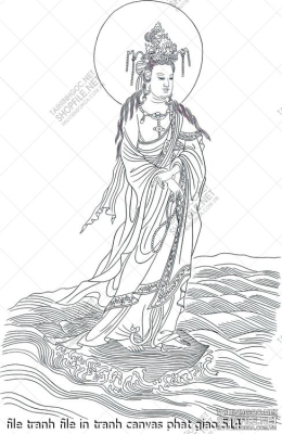 file tranh file in tranh canvas phat giao 514