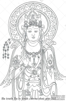 file tranh file in tranh canvas phat giao 518