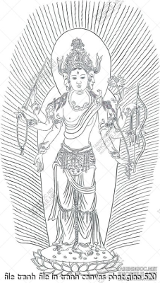 file tranh file in tranh canvas phat giao 520