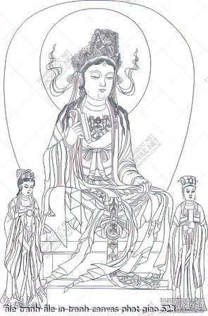 file tranh file in tranh canvas phat giao 523