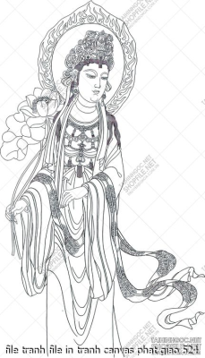 file tranh file in tranh canvas phat giao 524