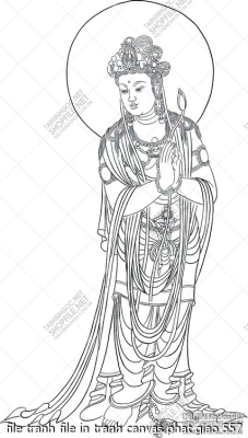 file tranh file in tranh canvas phat giao 557